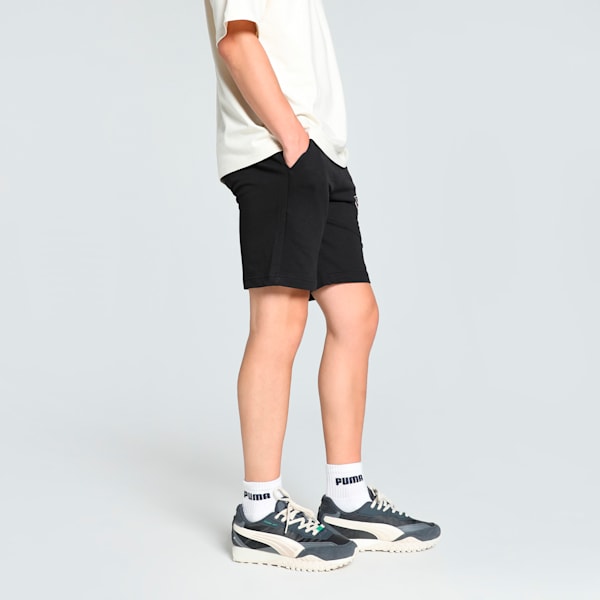 Men's Graphic Slim Fit 9" Shorts, PUMA Black, extralarge-IND